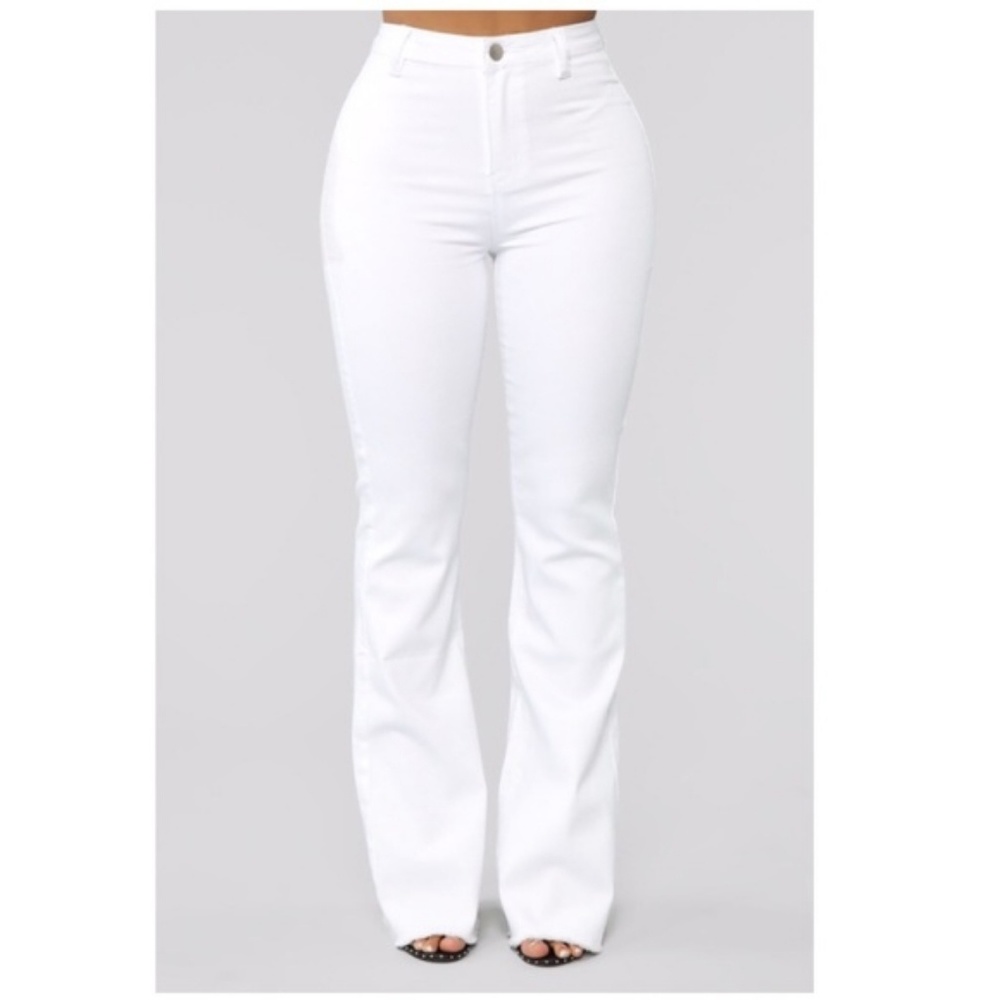 Fashion Nova Valentina High Rise Flare Jeans